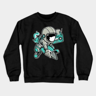 Astronaut Rocket Crewneck Sweatshirt